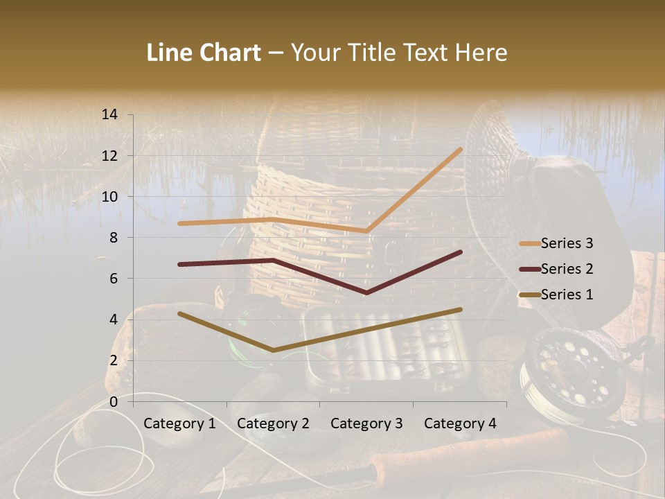Fly Fishing Rod PowerPoint Template