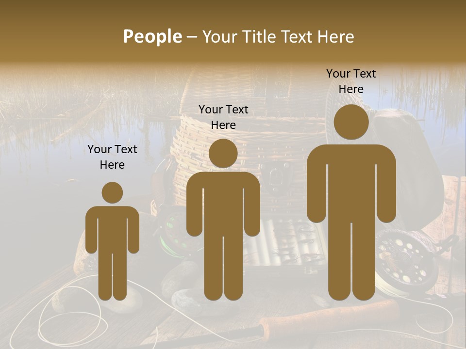 Fly Fishing Rod PowerPoint Template