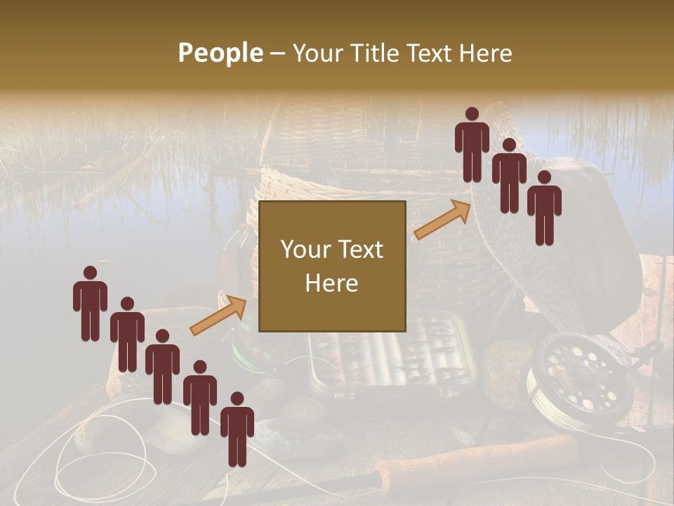 Fly Fishing Rod PowerPoint Template