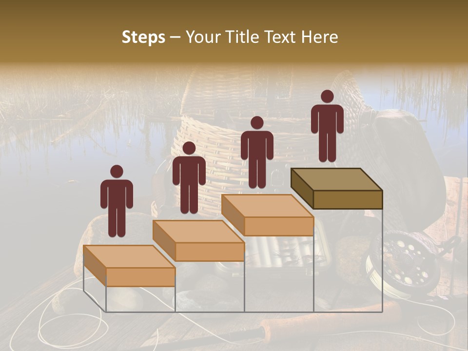 Fly Fishing Rod PowerPoint Template