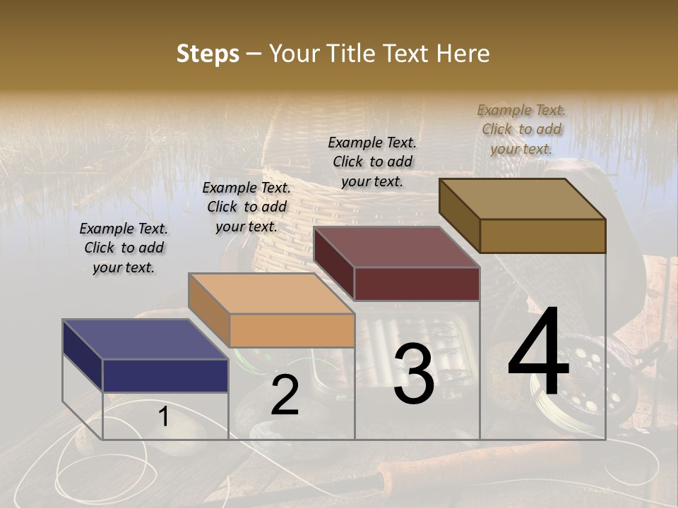 Fly Fishing Rod PowerPoint Template