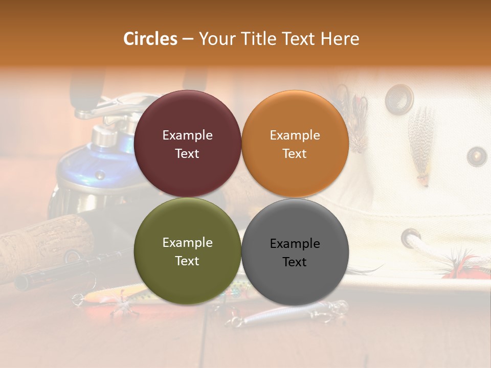 Fishing Equipment PowerPoint Template