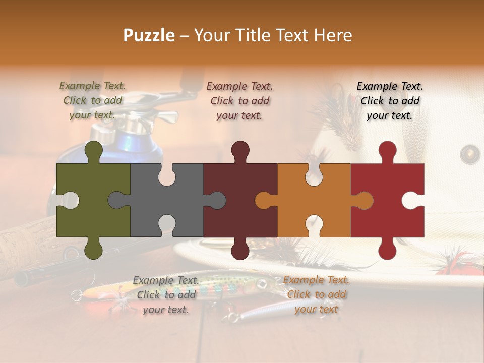 Fishing Equipment PowerPoint Template