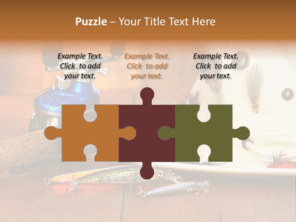 Fishing Equipment PowerPoint Template