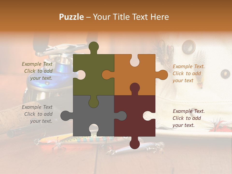 Fishing Equipment PowerPoint Template