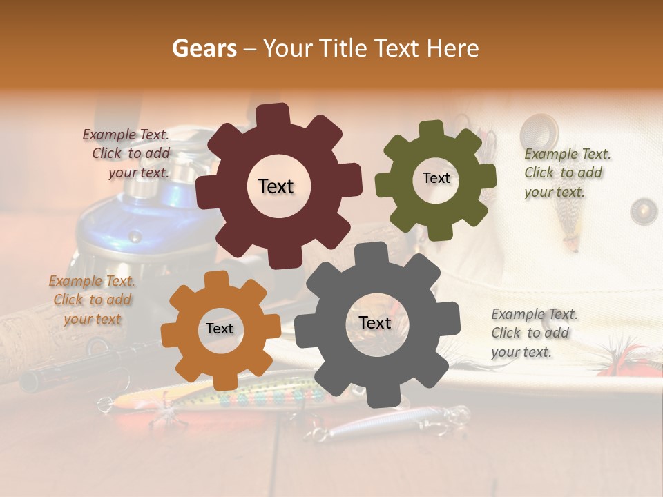 Fishing Equipment PowerPoint Template