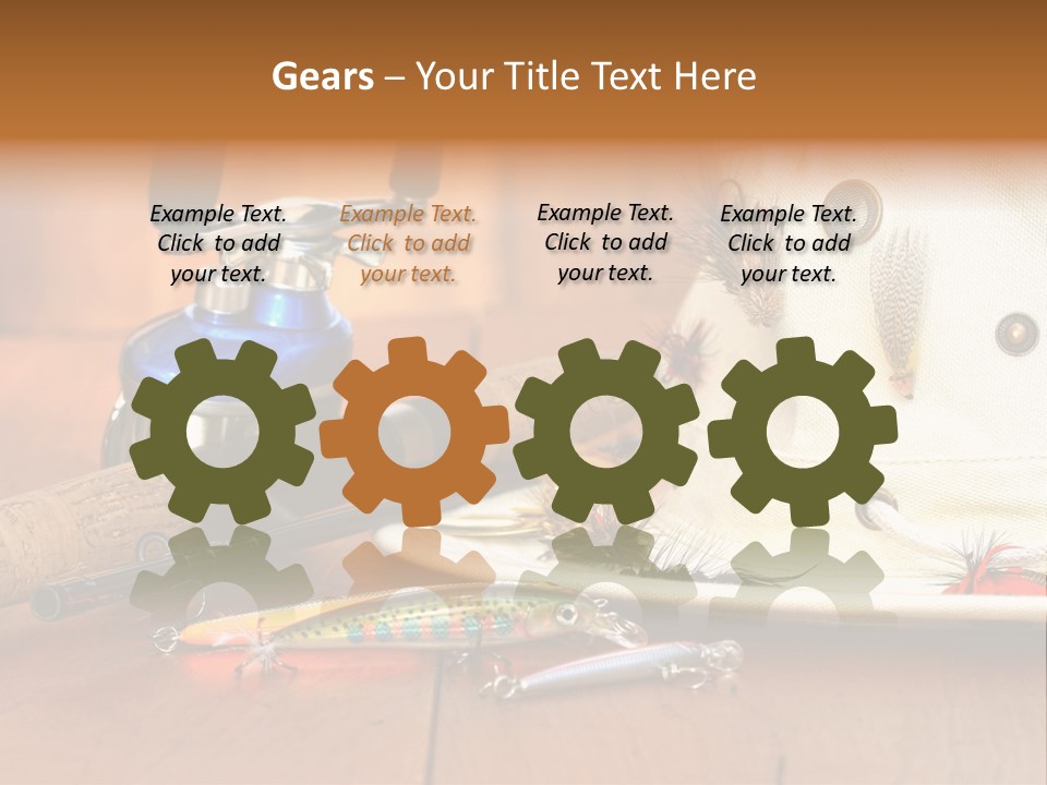 Fishing Equipment PowerPoint Template