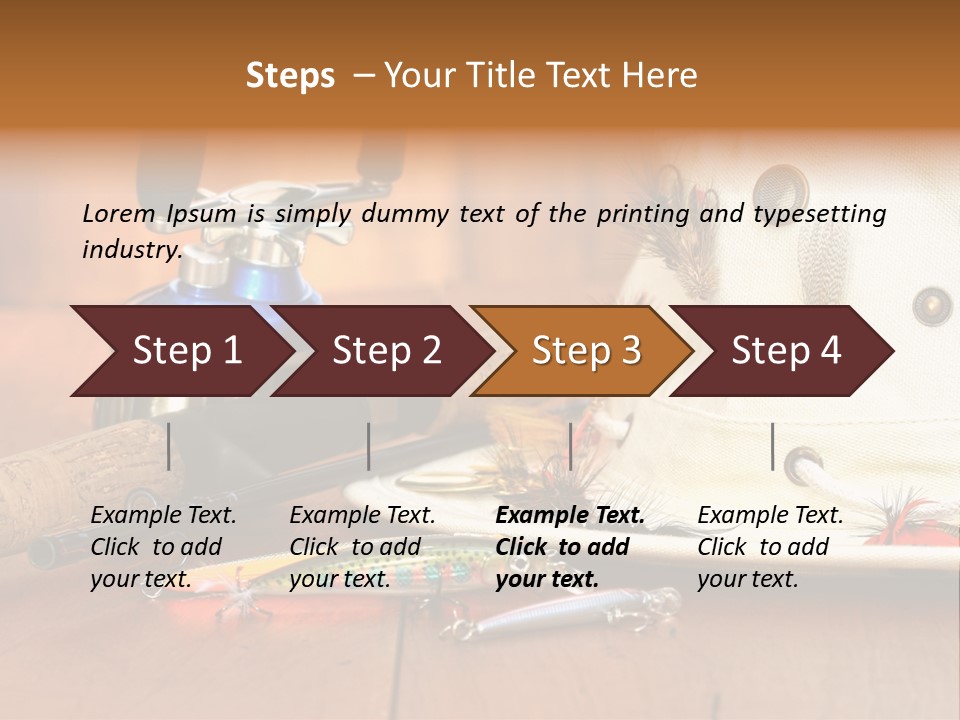 Fishing Equipment PowerPoint Template
