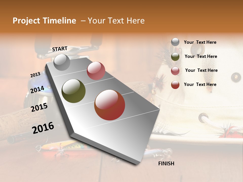 Fishing Equipment PowerPoint Template