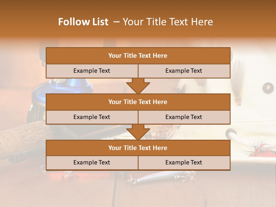 Fishing Equipment PowerPoint Template