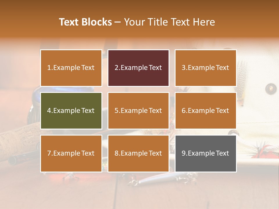 Fishing Equipment PowerPoint Template