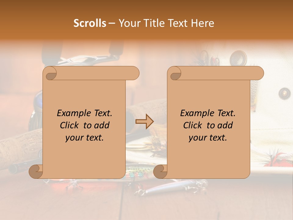 Fishing Equipment PowerPoint Template