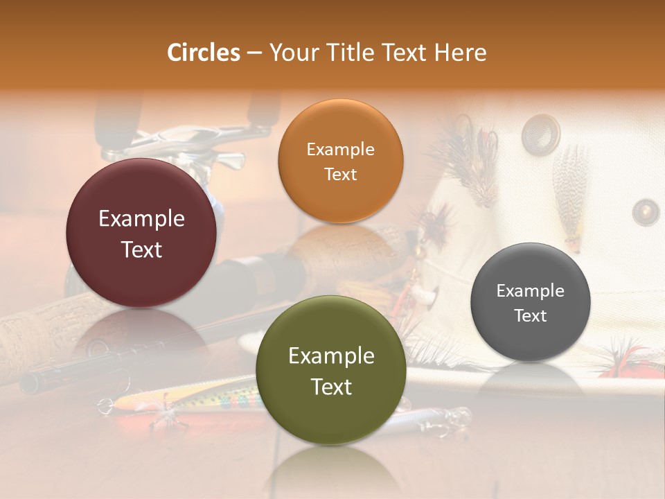 Fishing Equipment PowerPoint Template