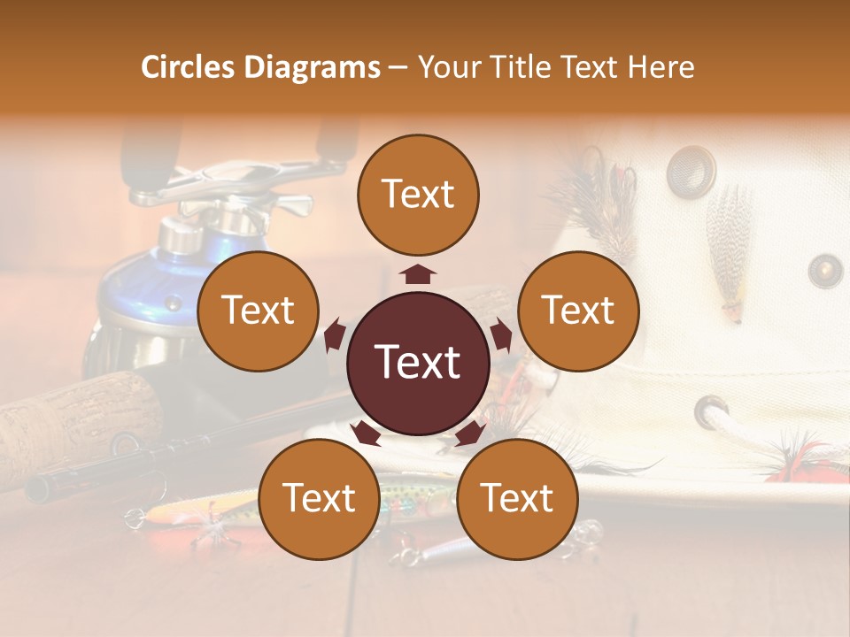 Fishing Equipment PowerPoint Template