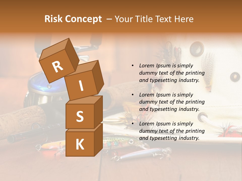 Fishing Equipment PowerPoint Template