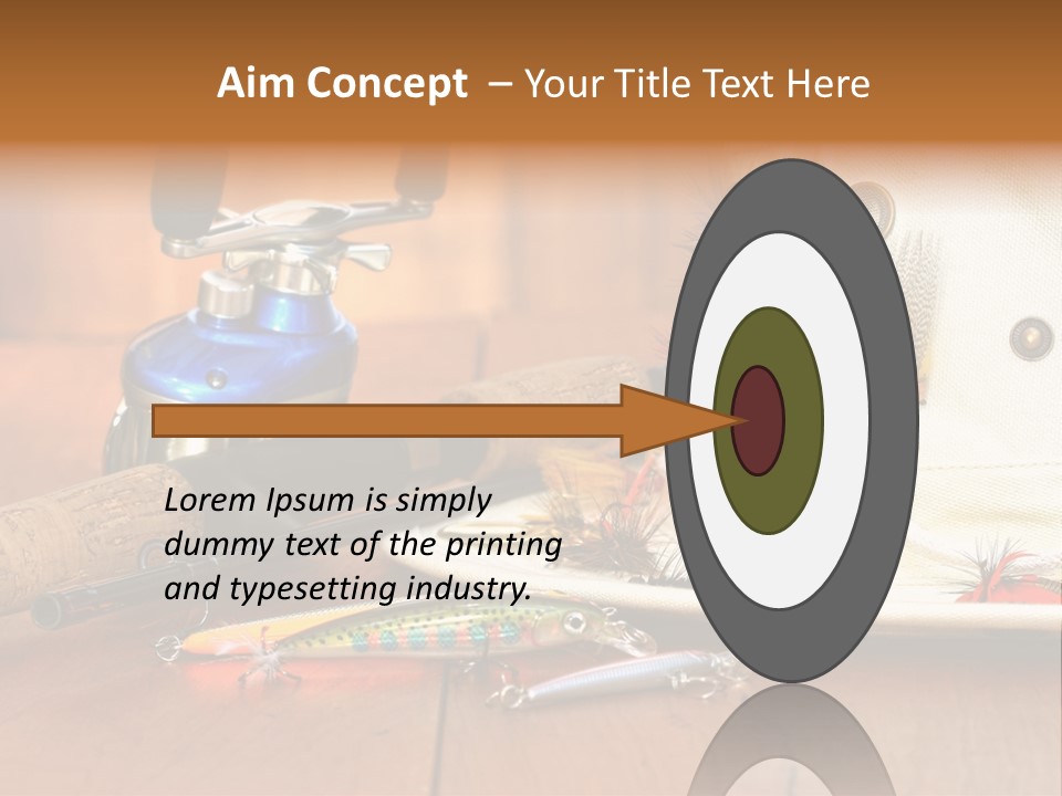 Fishing Equipment PowerPoint Template