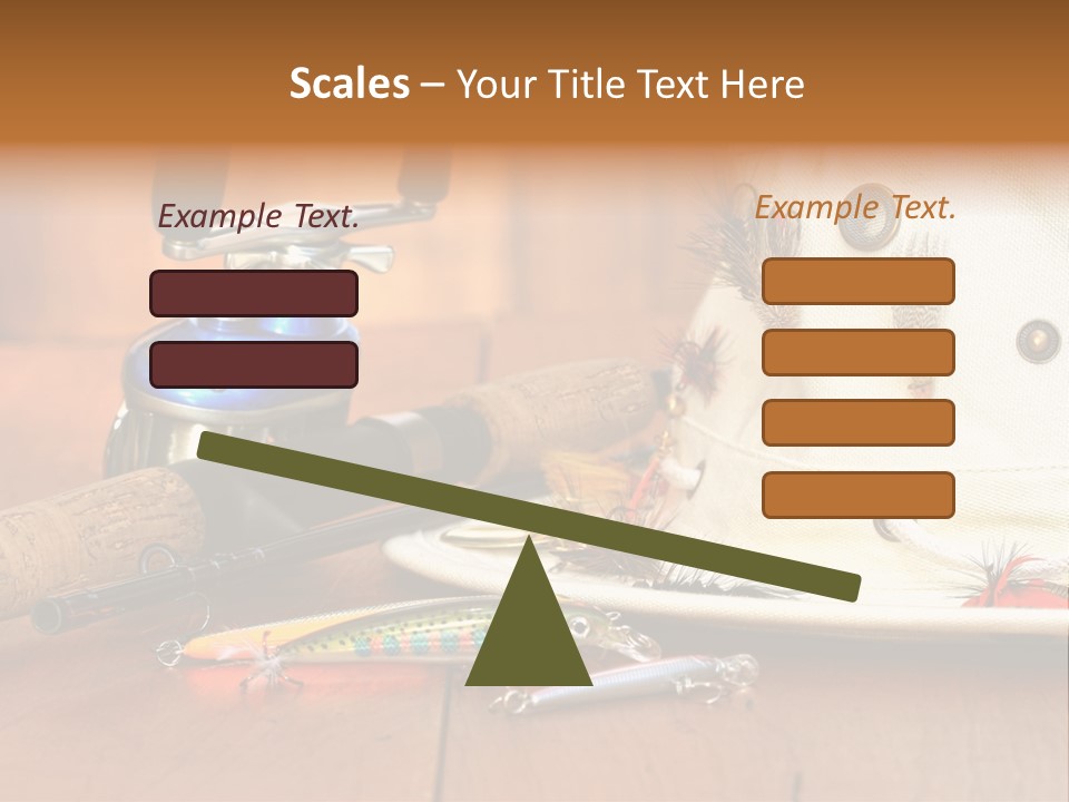 Fishing Equipment PowerPoint Template
