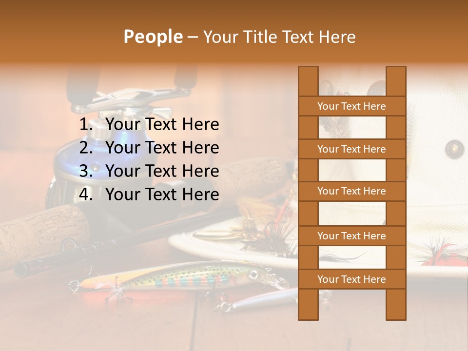 Fishing Equipment PowerPoint Template