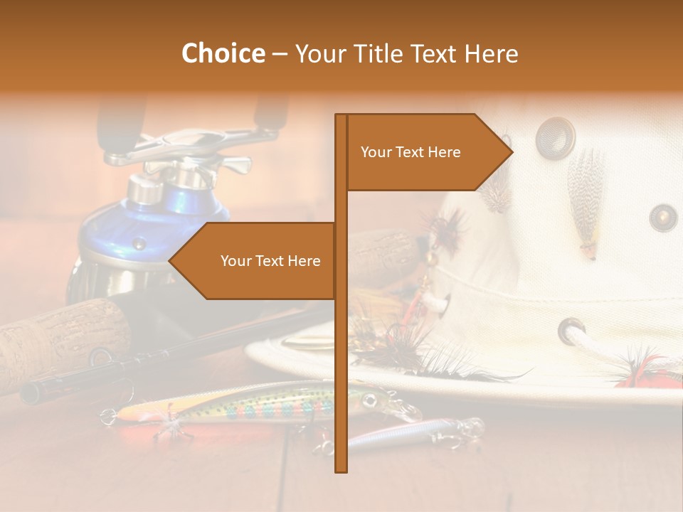 Fishing Equipment PowerPoint Template