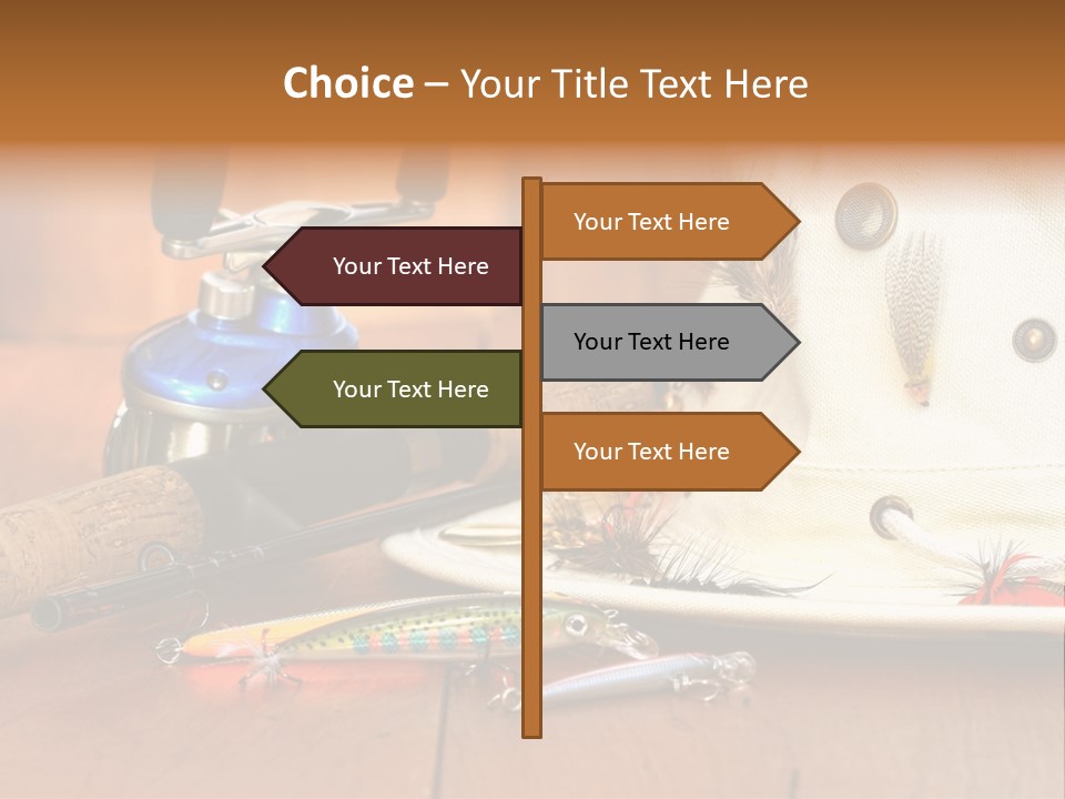 Fishing Equipment PowerPoint Template