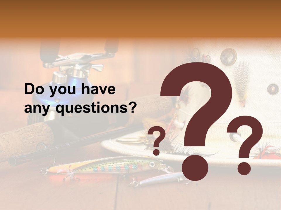 Fishing Equipment PowerPoint Template