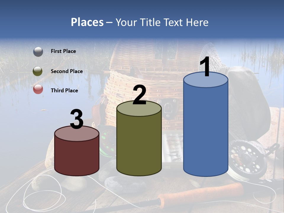 Fly Fishing Rod PowerPoint Template