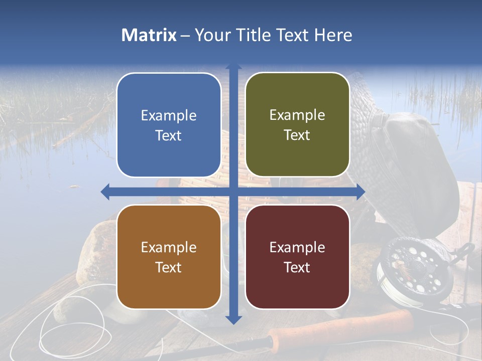 Fly Fishing Rod PowerPoint Template