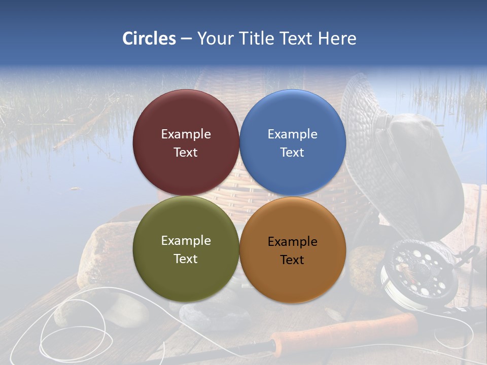 Fly Fishing Rod PowerPoint Template