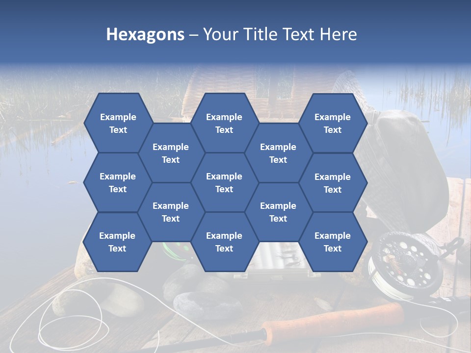 Fly Fishing Rod PowerPoint Template