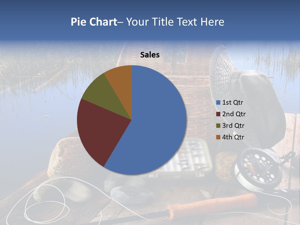 Fly Fishing Rod PowerPoint Template