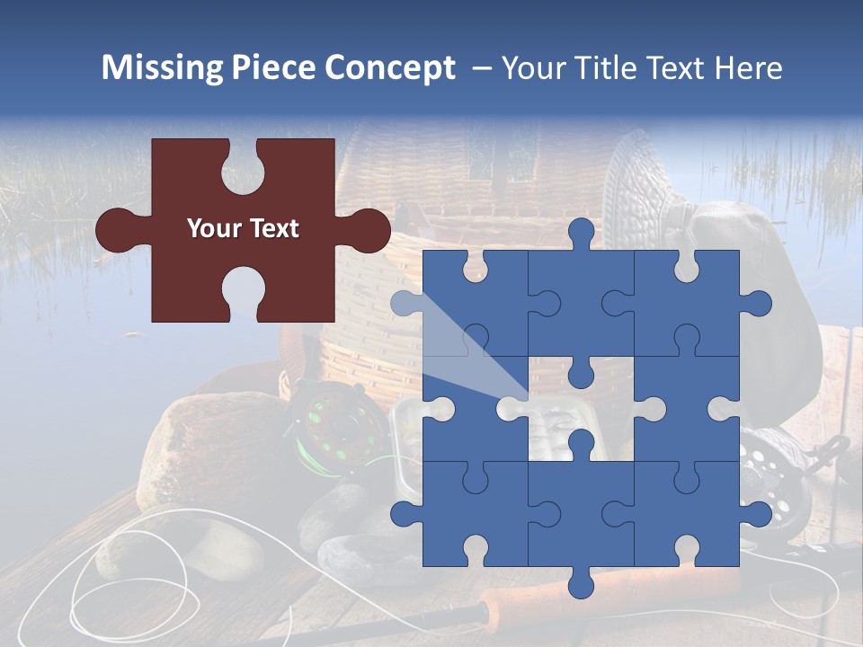 Fly Fishing Rod PowerPoint Template