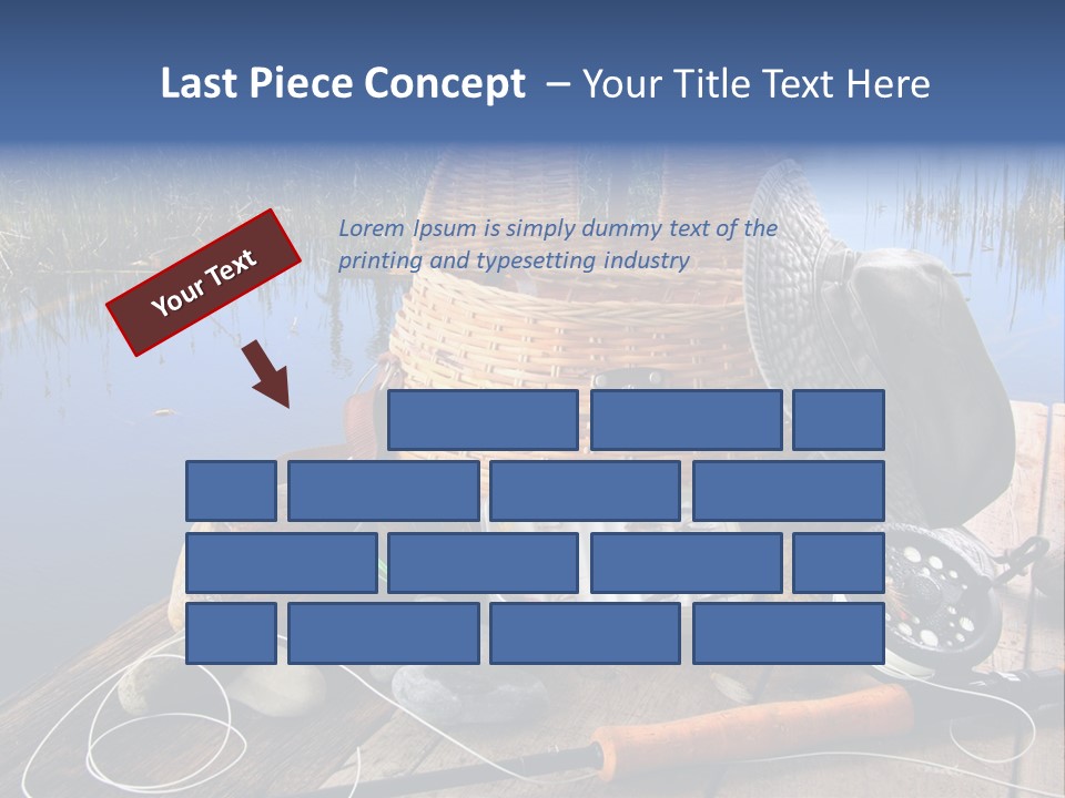 Fly Fishing Rod PowerPoint Template