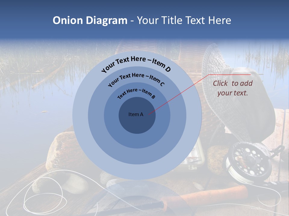Fly Fishing Rod PowerPoint Template