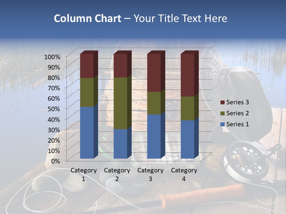 Fly Fishing Rod PowerPoint Template