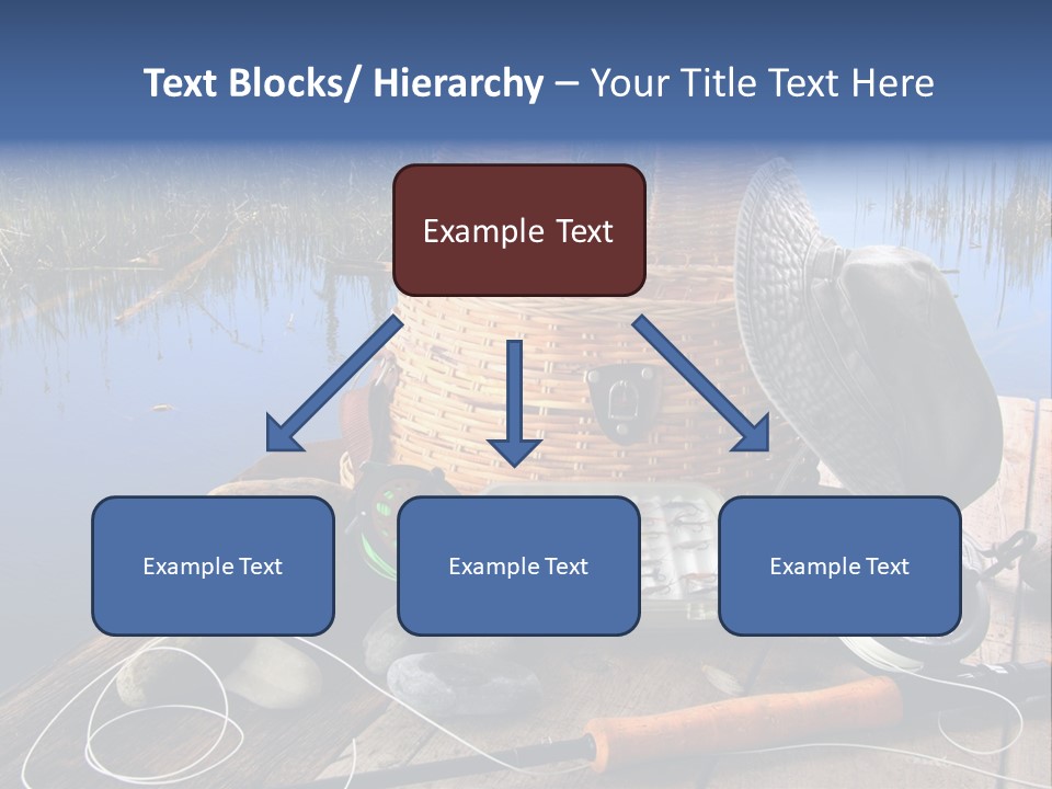 Fly Fishing Rod PowerPoint Template