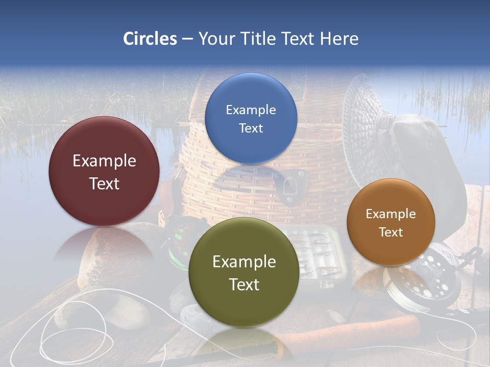 Fly Fishing Rod PowerPoint Template