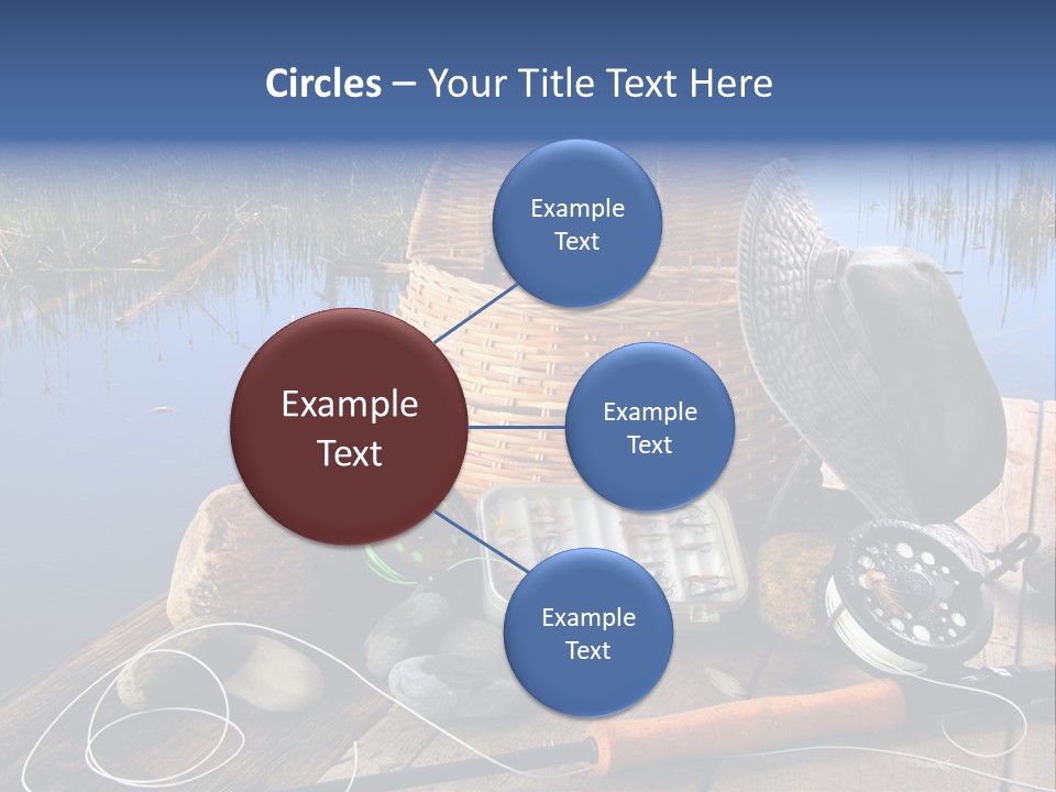 Fly Fishing Rod PowerPoint Template