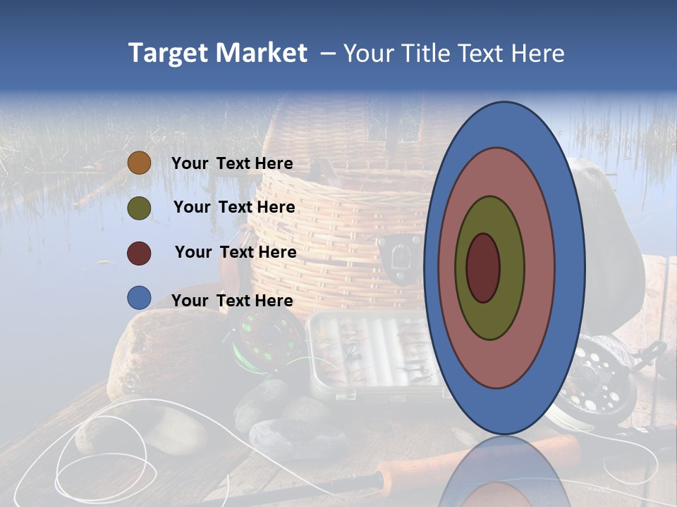 Fly Fishing Rod PowerPoint Template
