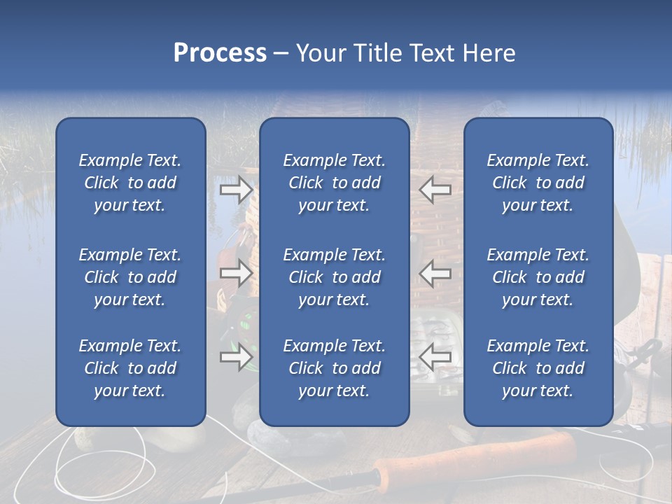 Fly Fishing Rod PowerPoint Template