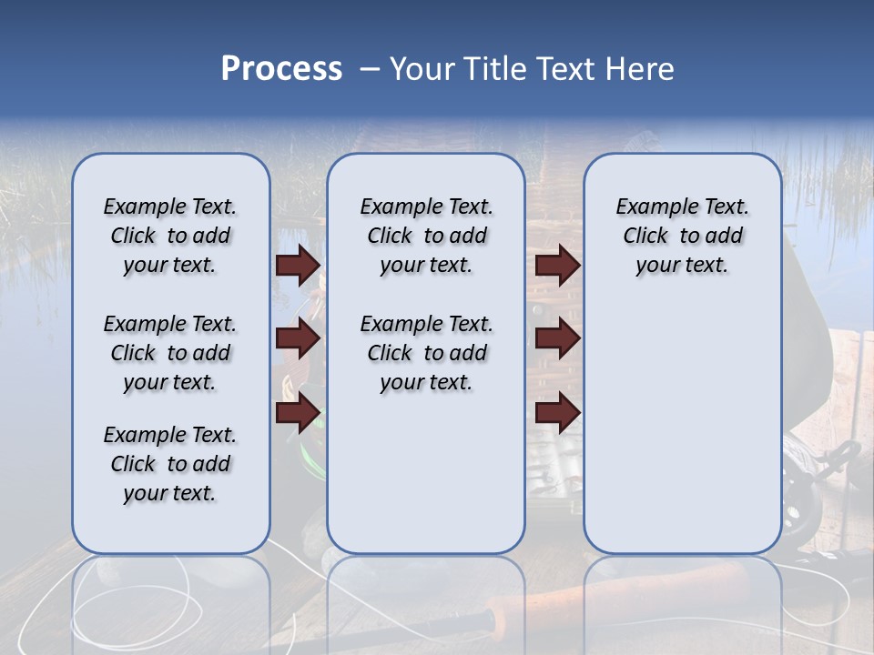 Fly Fishing Rod PowerPoint Template