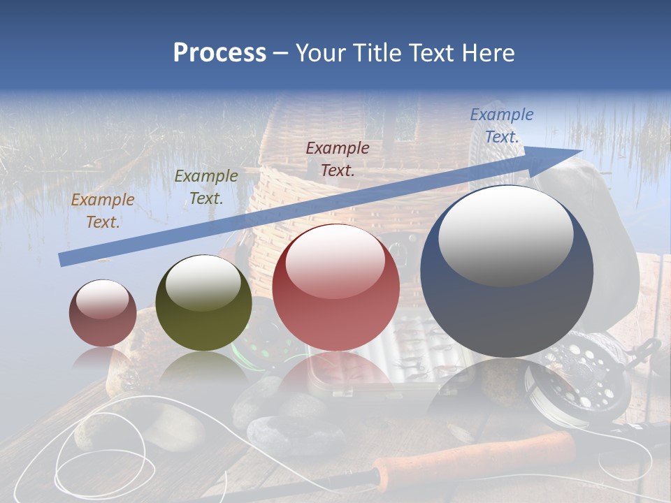 Fly Fishing Rod PowerPoint Template