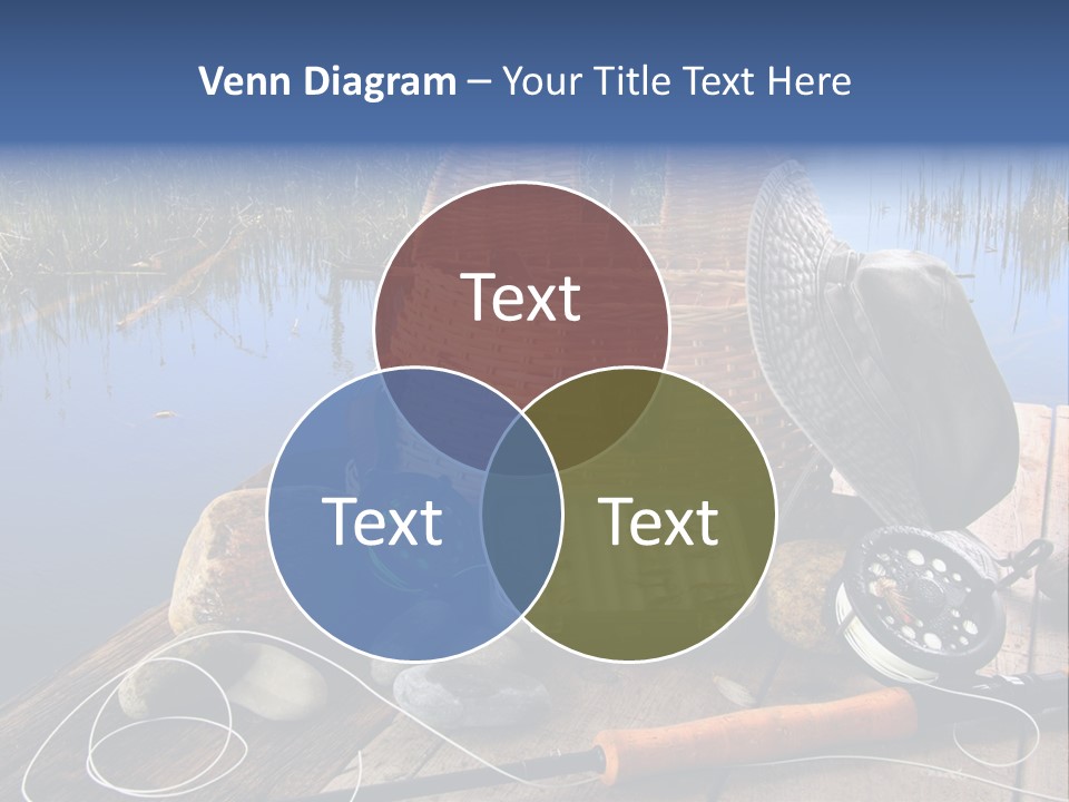 Fly Fishing Rod PowerPoint Template