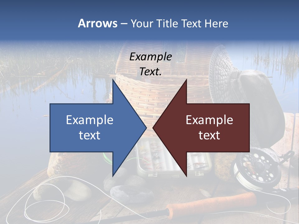 Fly Fishing Rod PowerPoint Template