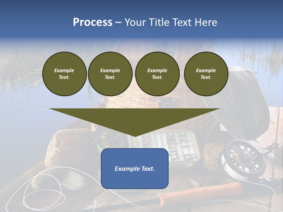 Fly Fishing Rod PowerPoint Template