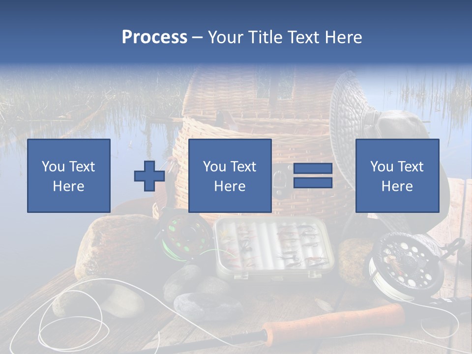 Fly Fishing Rod PowerPoint Template