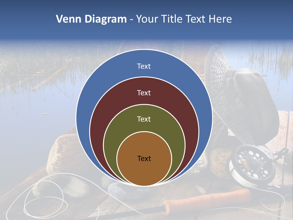 Fly Fishing Rod PowerPoint Template
