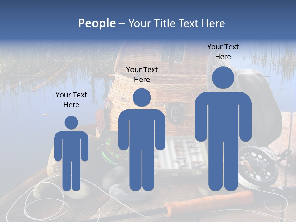 Fly Fishing Rod PowerPoint Template