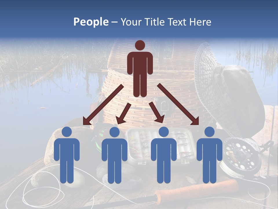 Fly Fishing Rod PowerPoint Template