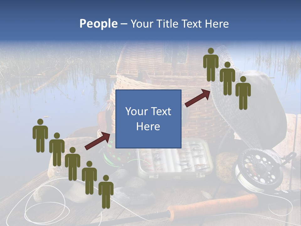 Fly Fishing Rod PowerPoint Template