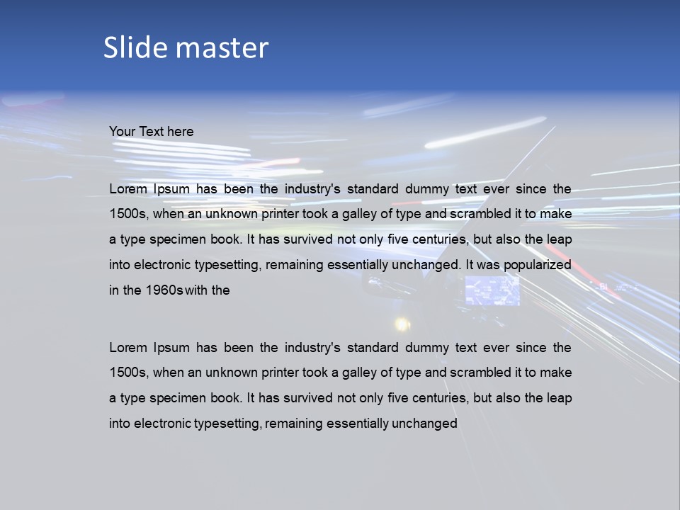 Velocidad PowerPoint Template